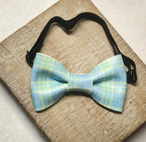 Spring Plaid Bow Tie