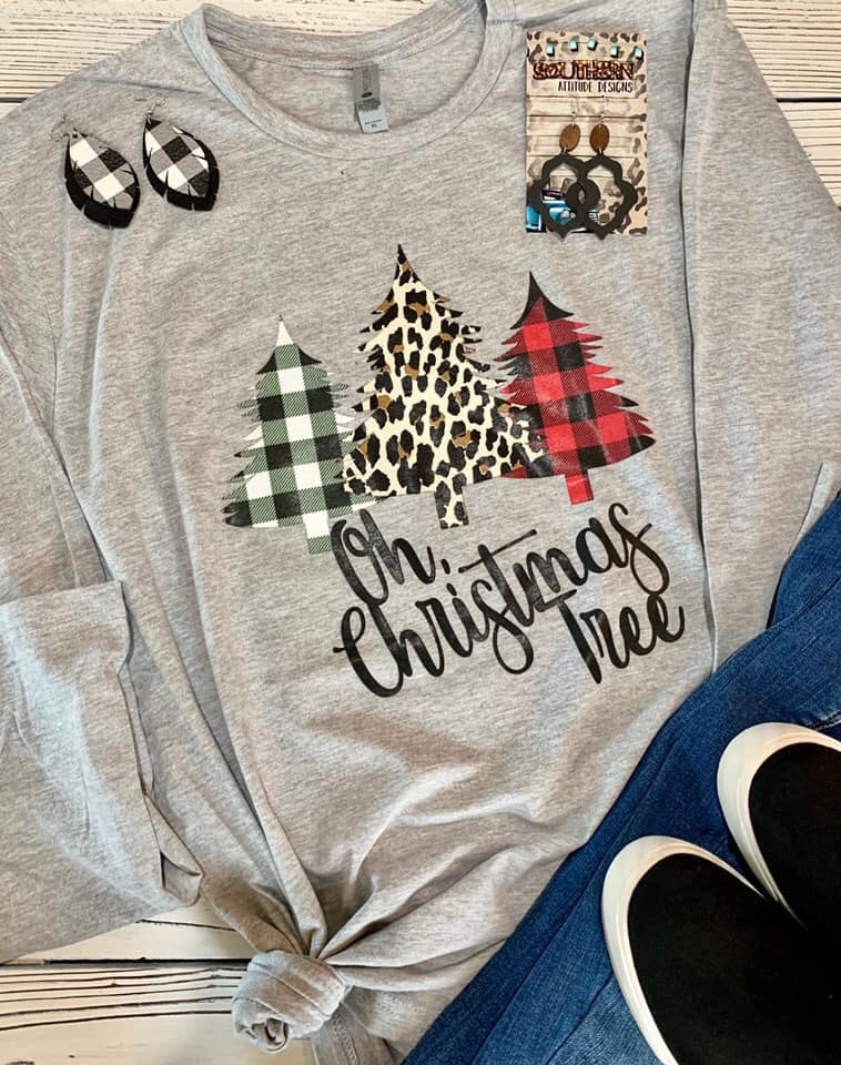 Oh Christmas Tree Long Sleeve Tee